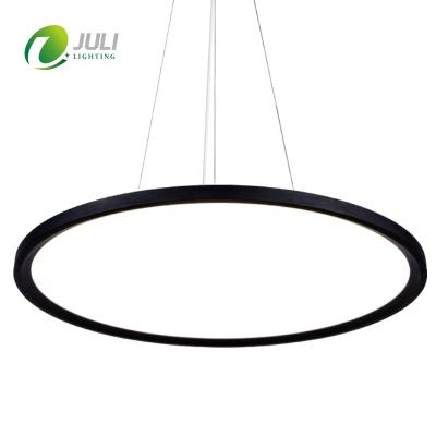 China 72w large round 3CCT modern variable suspension pendant led panel light CB CE JULI factory direct supply for sale