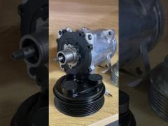 Automobile air conditioning compressor disassembly