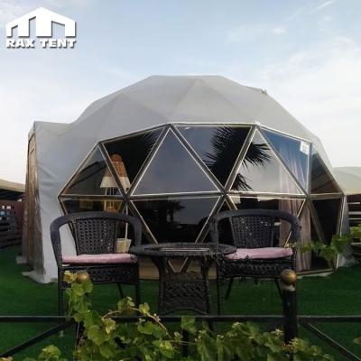 China 100% Waterproof Customized Cost Effective Geodesic Hybrid Dome Tents With Clear Glass Large Viewing Areas for sale