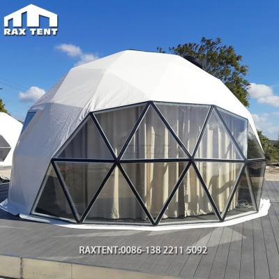 China PVC Glass Tent with Panoramic View for Outdoor Glamping Mixed Dome Tent PVC Glass Tent with Panoramic View for Outdoor Glamping for sale