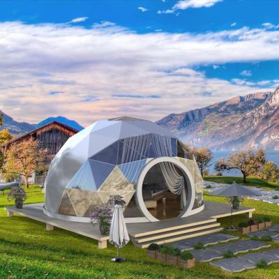 China Glamping hotel geodesic dome kit dome house Australia camping dome tent glamping tent for sale