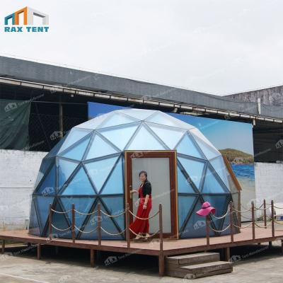 China Waterproof China Factory Hot Sale Clear Geodesic Glass Dome House Party Event Tent for sale