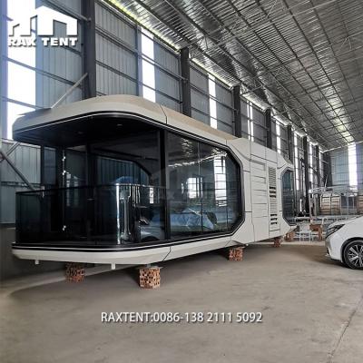 China RAXTENT Waterproof New Product Movable Prefab House with Intelligent Control System for Luxury Hotel and Glamping for sale