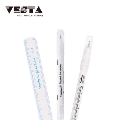 China Permanent Makeup Portable Medical Sterile Eyebrow Vesta Skin Tattoo Marker Safe Marker Pen for sale