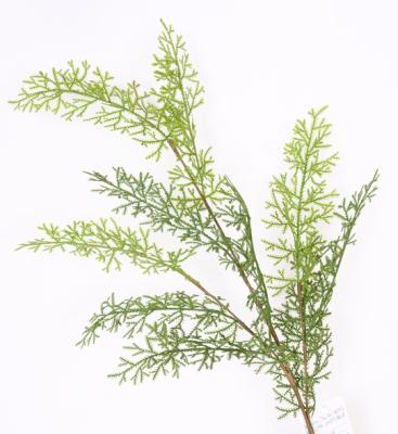 China TEC20-0039 Environmental Friendly Wholesale Fake Greenery Leaves Artificial Plastic Fern for sale