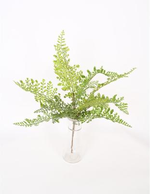 China TEC20-0022Wholesale Eco Friendly Faux Greenery Leaves Artificial Plastic Fern for sale