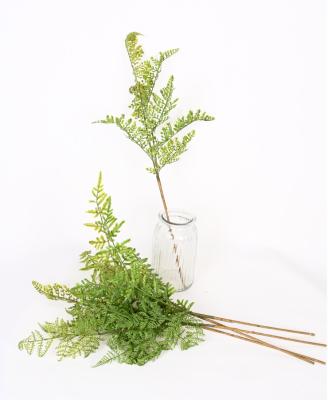 China TEC20-0030 Environmental Friendly Wholesale Fake Greenery Leaves Artificial Plastic Fern for sale