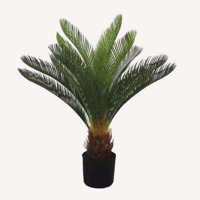 China Eco-friendly Cheap Artificial Green Decorative Artificial Plant KenStar Cycas Plant KenStar Tree H85cm for sale