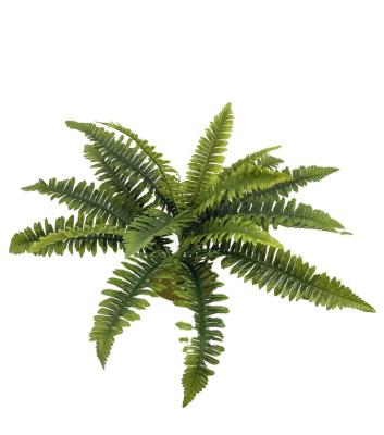 China Artificial Boston Fern Hanging Bushes Flower Garden Decoration Greenery Plants for sale