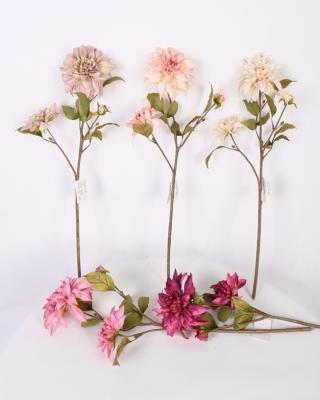 China Eco-friendly Factory Sale Beautiful Plastic Artificial Flowers Single Paeonia Flower for sale