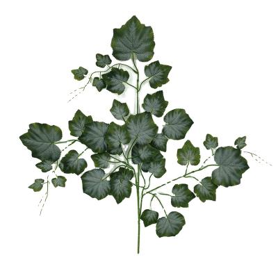 China TEC16-3-403P Decoration Garden Wall Decoration Greenery Grape Leaf Artificial Plant Spray for sale