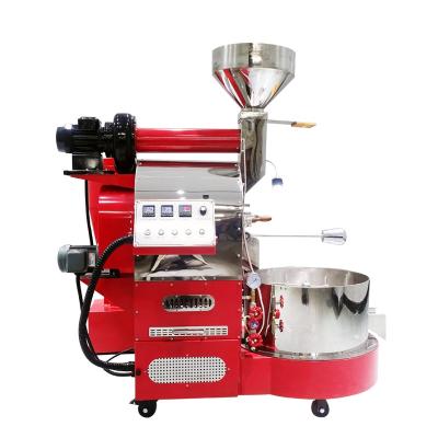 China Coffee Roasting Machines Coffee Bean Roaster Automatic Electric or Gas Type 6kg Commercial 6 Kg 220v/50-60hz Provided 0-300.C en venta