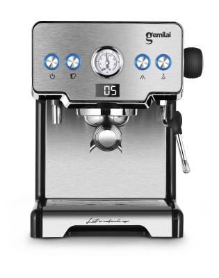 中国 Preferential Price Mini Coffee Maker Glass 15bar 1450w Espresso Coffee Machine 10 Electric Stainless Steel Sanxin Ce ,rohs 1450 販売のため