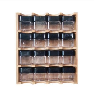 China Wholesale Design Customized Set Racks Stocked Amazon Logo Spice Racks Kitchen Storage Racks New for sale