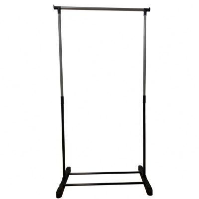 China 19MM Traditional Retractable Plastic Iron Pipe Single Rod Clothes Stand Mannequin for sale