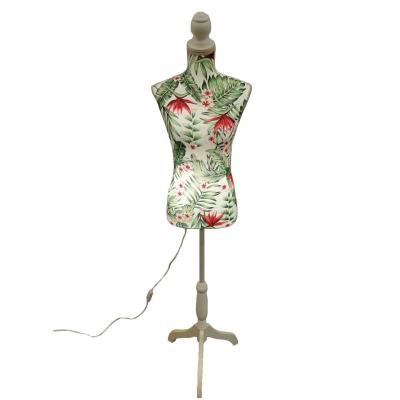 China Adjustable High Quality Display Mannequin Dress Base Form Adjustable With Light for sale