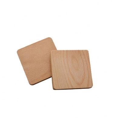 China 2021 New Arrival Sustainable High Quality Wooden Custom Square Drink Coaster for sale