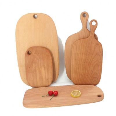 China Personalized High Quality Natural Viable Gifts Beech Wood Cutting Board for sale