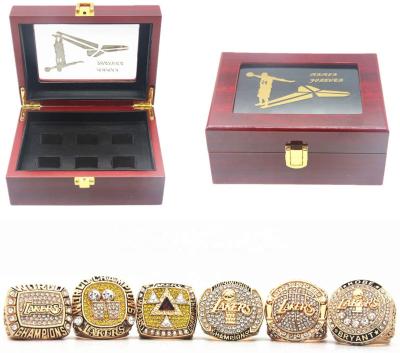 China Linghu Kobe Bryant Replica Basketball CLASSIC Custom Championship Rings 2000 2001 2002 2009 2010 2016 6pcs Los Angeles Lakers Ring Set for sale