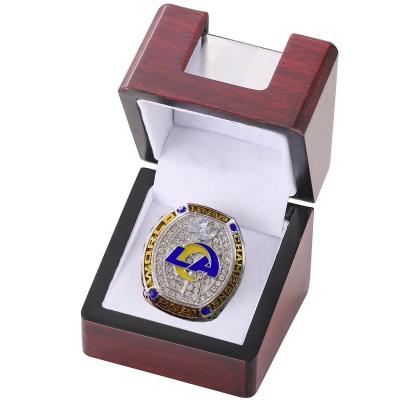 China Linghu CLASSIC Custom Super Bowl 56th Football Rings Show Gift Box NFL STAFFORD KUPP Los Angeles Rams 2021-2022 Championship Ring for sale