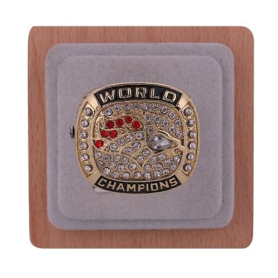 China Linghu 32nd Super Bowl Football CLASSIC Custom Rings Show Gift Box NFL 1997-1998 Denver Broncos Championship Ring for sale