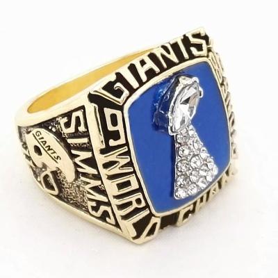 China CLASSIC Custom Linghu 21st Super Bowl Football Rings Show Gift Box NFL New York Giants 1986-1987 Championship Ring for sale