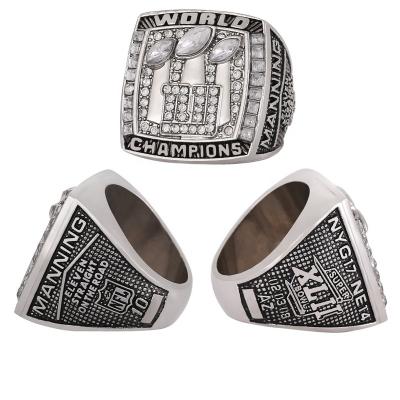 China CLASSIC Custom Linghu 42nd Super Bowl Football Rings Show Gift Box NFL New York Giants 2007-2008 Championship Ring for sale