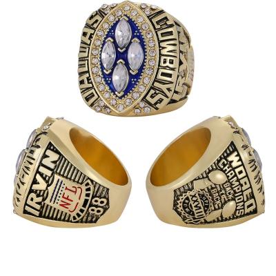 China Linghu 28th Super Bowl Football CLASSIC Custom Rings Show Gift Box NFL 1993-1994 Dallas Cowboys Championship Ring for sale