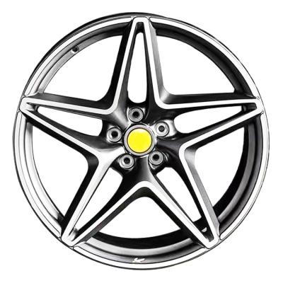 China Luxury Forged Wheel Starring Custom Rim Chrome 5x120 Inch Aluminum 17 18 19 20 21 22 23 24 25 26 Rims Star Alloy Wheels for sale