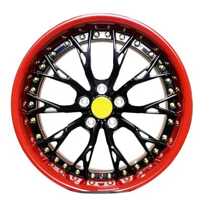 China ALLOY Wheel rims Hot Sales Forged Alloy For Sport Original INCH Size Hole Place Pattern Popular BLACK Material Finishing PCD Diameter SHN for sale