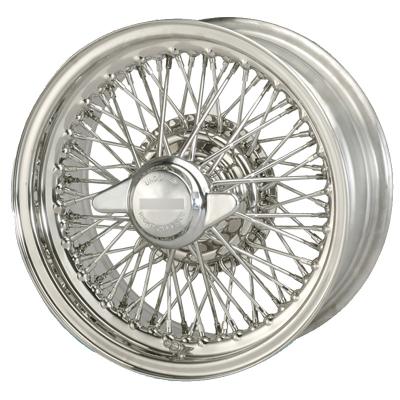 China Steel 15x5 15x5.5 15x6 16x5 16 15 Inch 54 Curly Cross Lace 60 72 Spoke Knockoffs Chrome Painted MKII Mk2 SteelWire Wheels For JAGUAR for sale