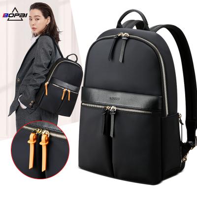 China 14 inch laptop backpack ladies business bagpack women's travel waterproof fashion designer Bopai casual bag backpack backpack for sale