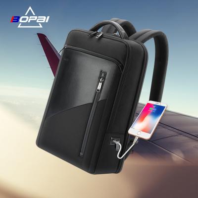 China With Filling 15.6 Inch BOPAI Men's Casual Laptop Backpack Fashion USB Waterproof Anti Theft Custom Backpack Wholesale for sale