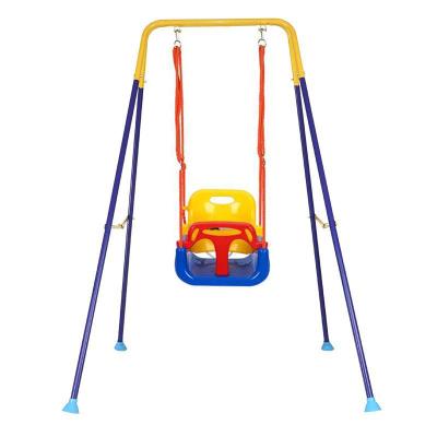 China Modern Plastic Hanging Baby Swing Chair Plastic Hanging Kids Park Swing Chairs Sets for sale