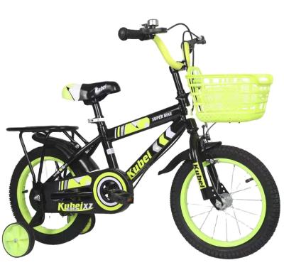 China Hot Selling Cheap Children's Bicycle High Carbon Steel With Auxiliary Wheel Children's Bicycle Two Seater for sale