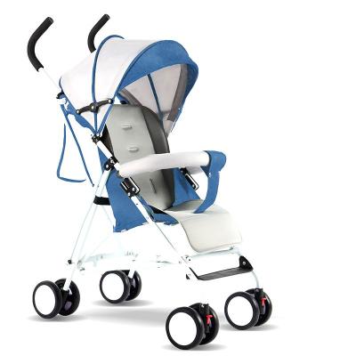 China Wholesale Cheap Good Quality Walker Travel Trolley Baby Push Car Baby Carriage Foldable Pram For Children 62.5*45*99cm for sale