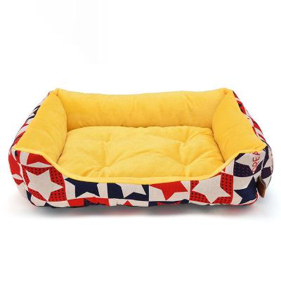 China Soft Washable Flannel Cat Cushion Pet Bed Dog Kennel Mat Mattress Pet Supplies Mechanical Wash Wholesale for sale