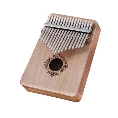 China Single Piano Solid Wood Solid Wood Kalimba Musical Toy Single Board Finger Thumb Instrument 17 Keys Kalimba for Sale for sale