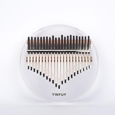 China Wholesale Mahogany Wood Piano Acrylic Kalimba Toy Musical Finger Thumb Instrument 17 21 Key Kalimba for sale