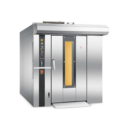 China Electric Rotary Oven Caterwin Factory Bakery Production Line Rotary Bread Machine 56kw Oven Commercial 32 Trays Hot Air Baking Electric Baking Oven for sale