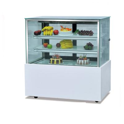 China Single-temperature Caterwin 3 Layers Japanese Right Angle Cake Display Cooler for sale