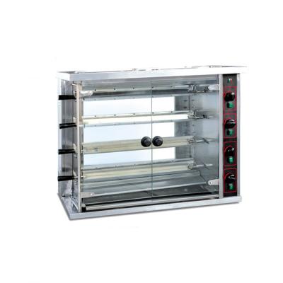 China Hotels Cheap Price Countertop Gas Chicken Rotisserie Machine JGT-4P-1 for sale