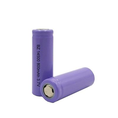 China Rechargeable Toys BZ 14500 800mAh 3.7V Li-ion Battery for sale