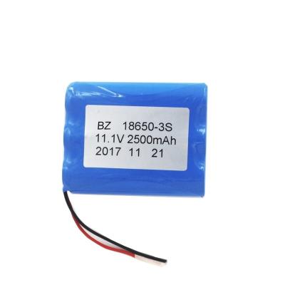 China Toys BZ 18650 3S 2500mAh 11.1V Li-ion Battery for sale