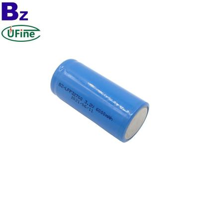 China Toys Lithium Iron Phosphate Batteries For BZ 32700 3.2V 6000mAh Solar Lightweight Cylindrical LiFePO4 Battery for sale