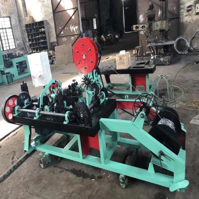 China Steel Wire Twisting High Quality Double Wires Barbed Wire Making Machine , Barbed Wire Making Machine Equipment for sale