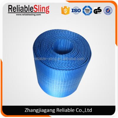 China Durable Polyester Webbing Sling Belt For Lifting Safety Belt for sale