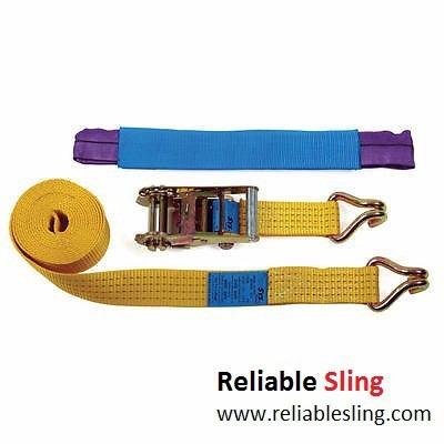 China 4 x Polyester Recovery, Trailer, Car Carrier Wheel Strap Set for sale