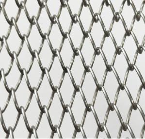 China Elo de corrente de aço inoxidável galvanizado Diamond Mesh Steel Plate para as correias transportadoras à venda