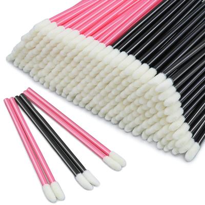 China Amazon Hotselling Cheapest Lip Gloss Applicator Lip Gloss Wand Disposable Disposable Assembled Makeup Brush for sale